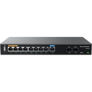 Grandstream GWN7003 11-Ports Wired Gigabit Router, 1000 Gbps, 100 Volts, Black